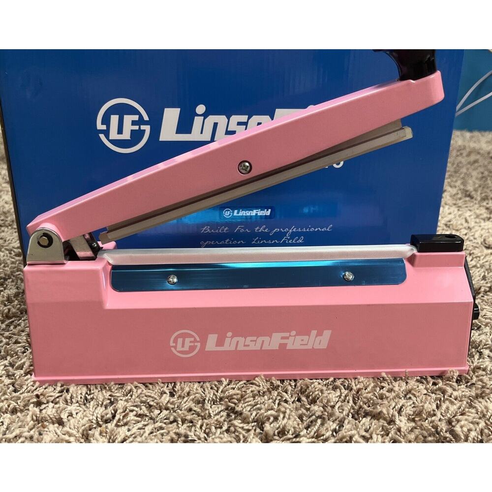 🌸 Pink Sealer Pro 8inch Impulse Heat Sealer Super Heavy Duty Bag Seal